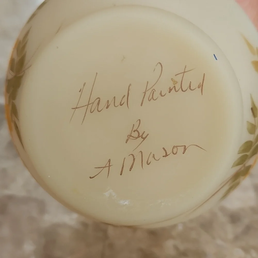 Fenton hand painted
